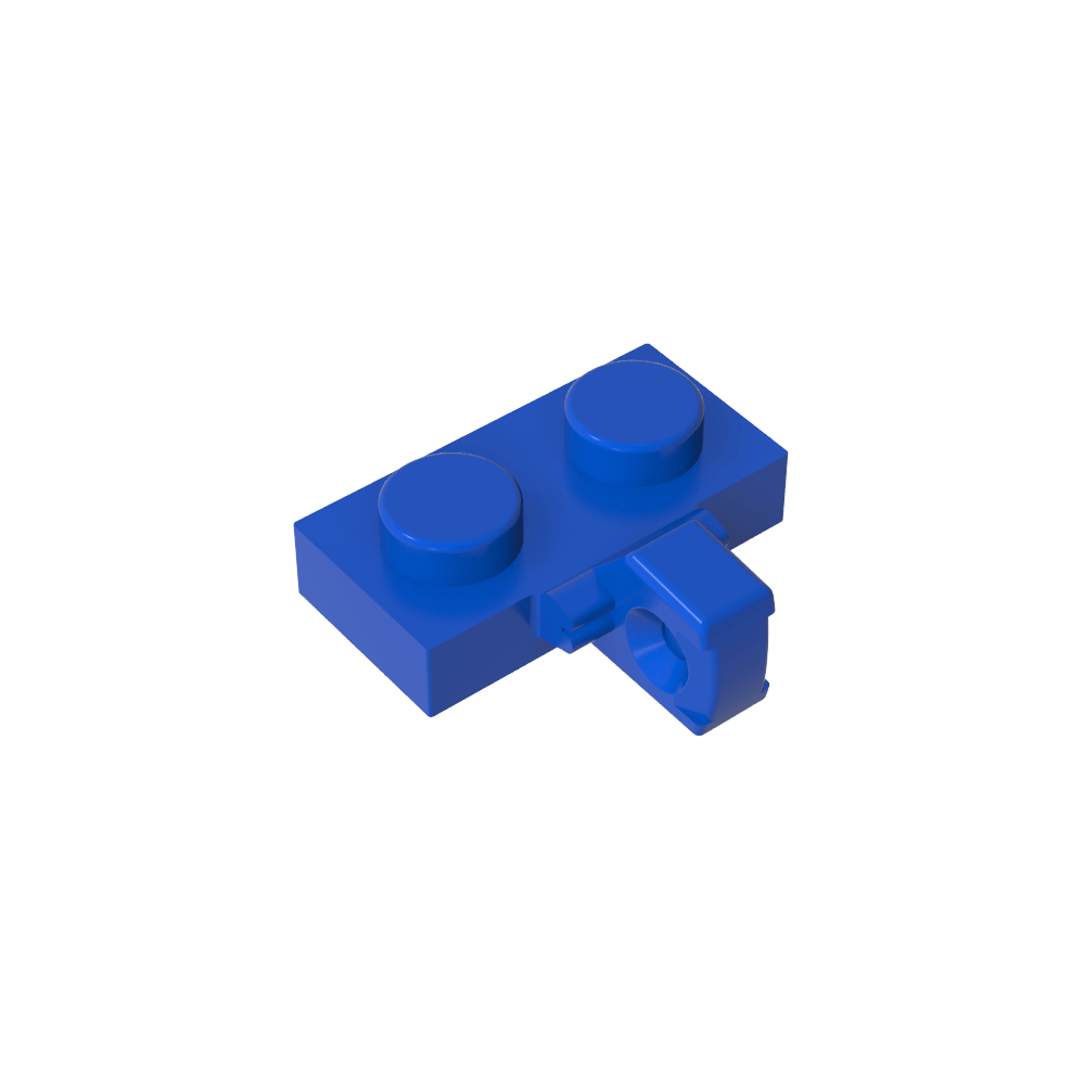 Hinge Plate 1 x 2 Locking with 1 Finger on Side, without Groove