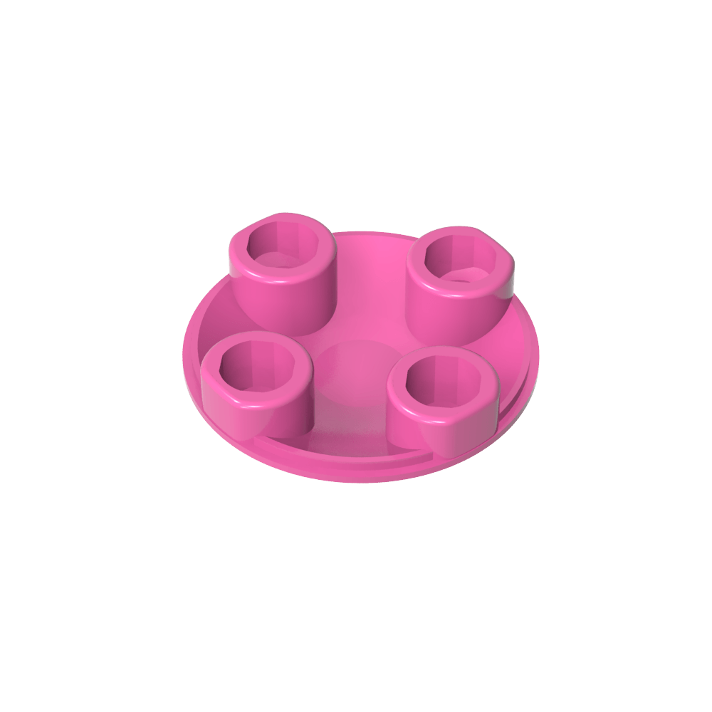 Plate Round 2 x 2 with Rounded Bottom [Boat Stud]