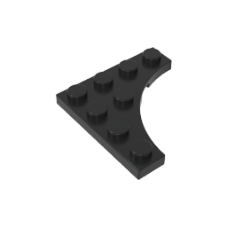 Plate Special 4 x 4 with Curved Cutout