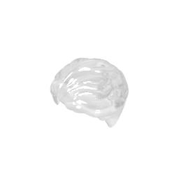 Gobricks Figure Hair Swept Left Tousled [Plain]