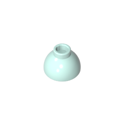Brick Round 1.5 x 1.5 Dome Top [Plain]-MyGobricks