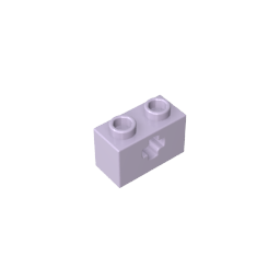 Technic Brick 1 x 2 with Axle Hole Type 1 [+ Opening] and Bottom Pin
