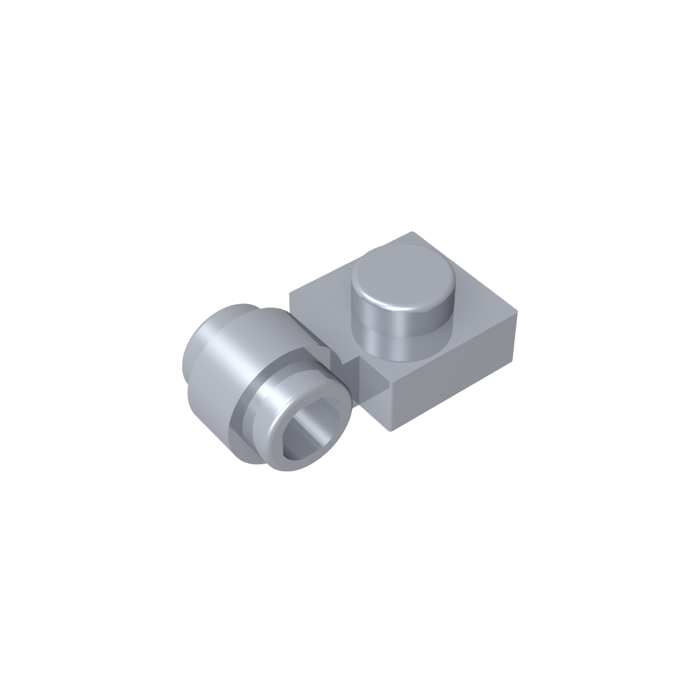 Plate Special 1 x 1 with Clip Light [Thick Ring]-MyGobricks