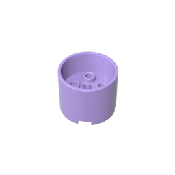 Brick Round 3 x 3 x 2 with Recessed Center with 2 x 2 Studs and Axle Hole
