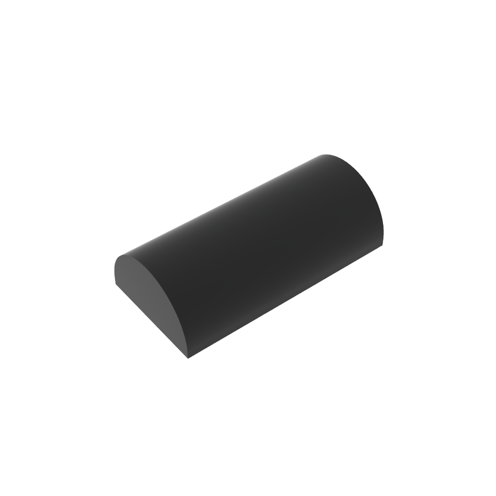 Brick Curved 2 x 4 No Studs, Curved Top-MyGobricks