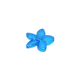 Friends Accessories Hair Decoration, Flower with Pointed Petals and Small Pin-MyGobricks