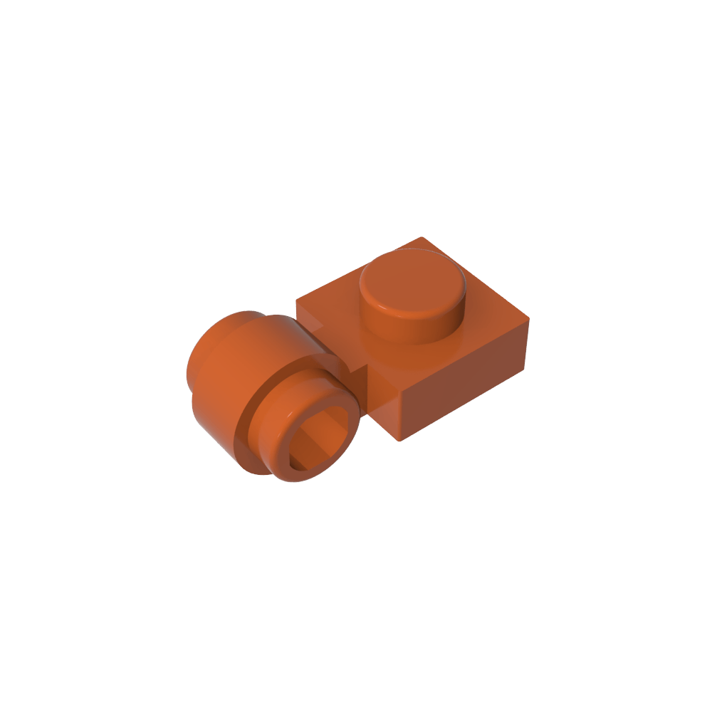 Plate Special 1 x 1 with Clip Light [Thick Ring]-MyGobricks