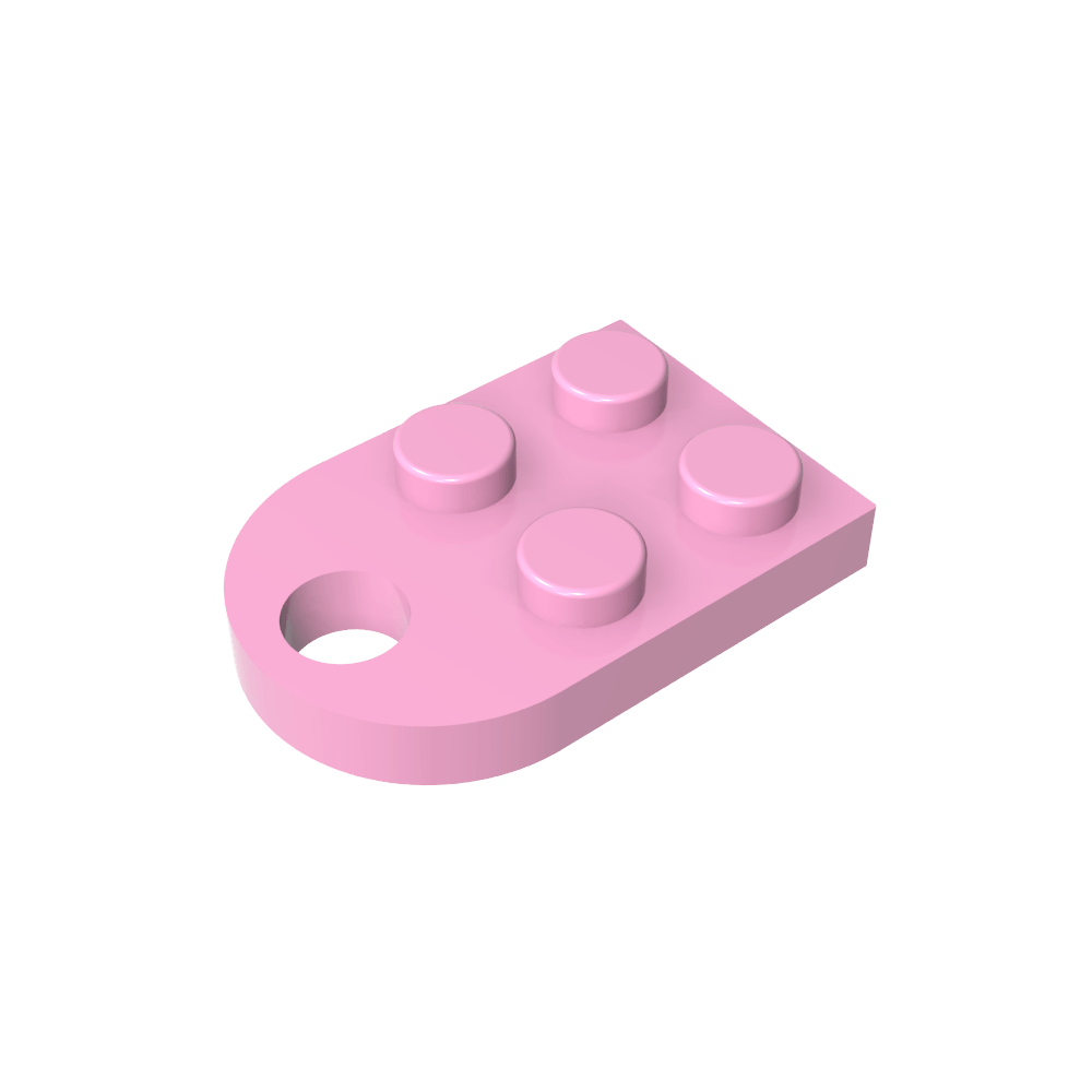 Plate Special 3 x 2 with Hole-MyGobricks