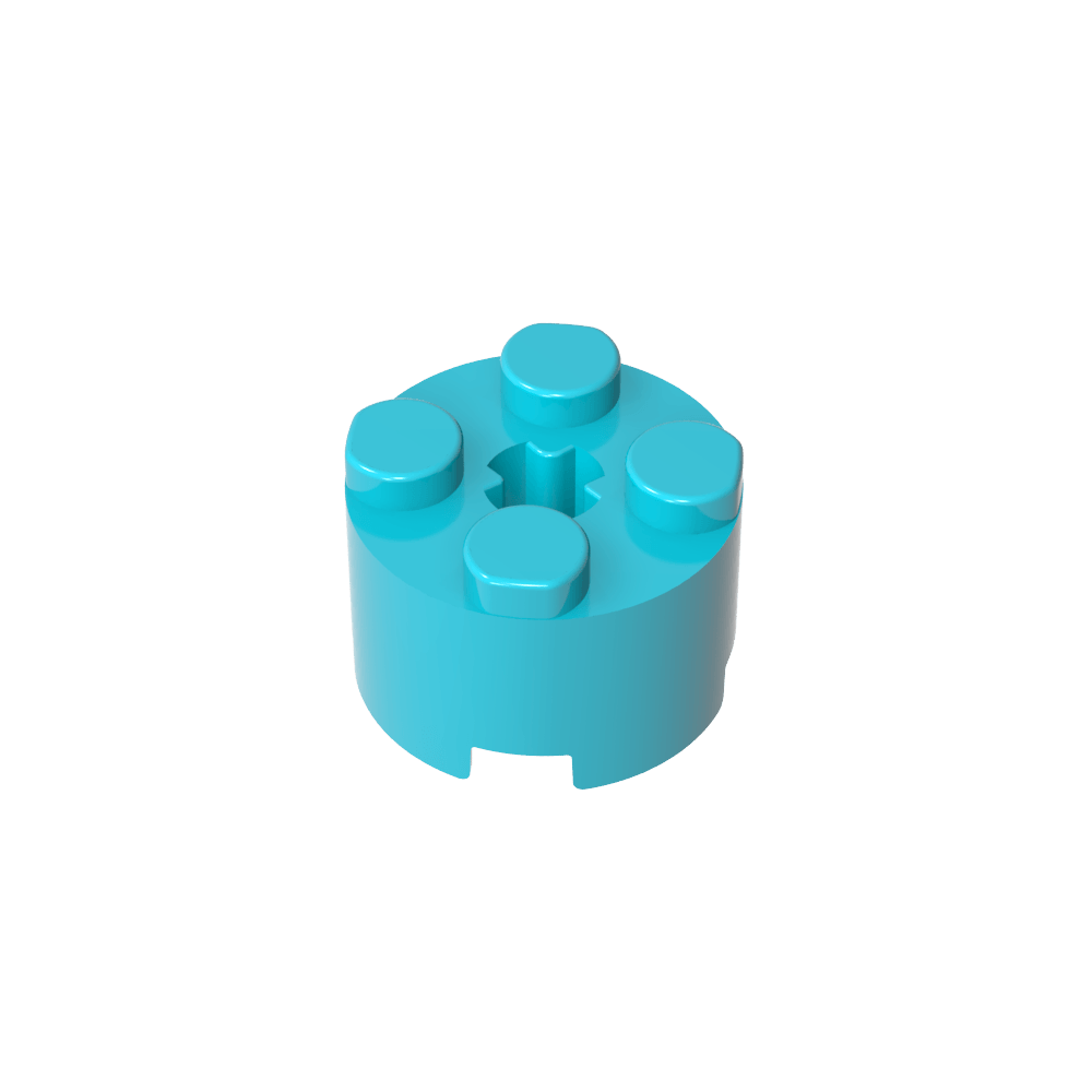 Brick Round 2 x 2 with Axle Hole