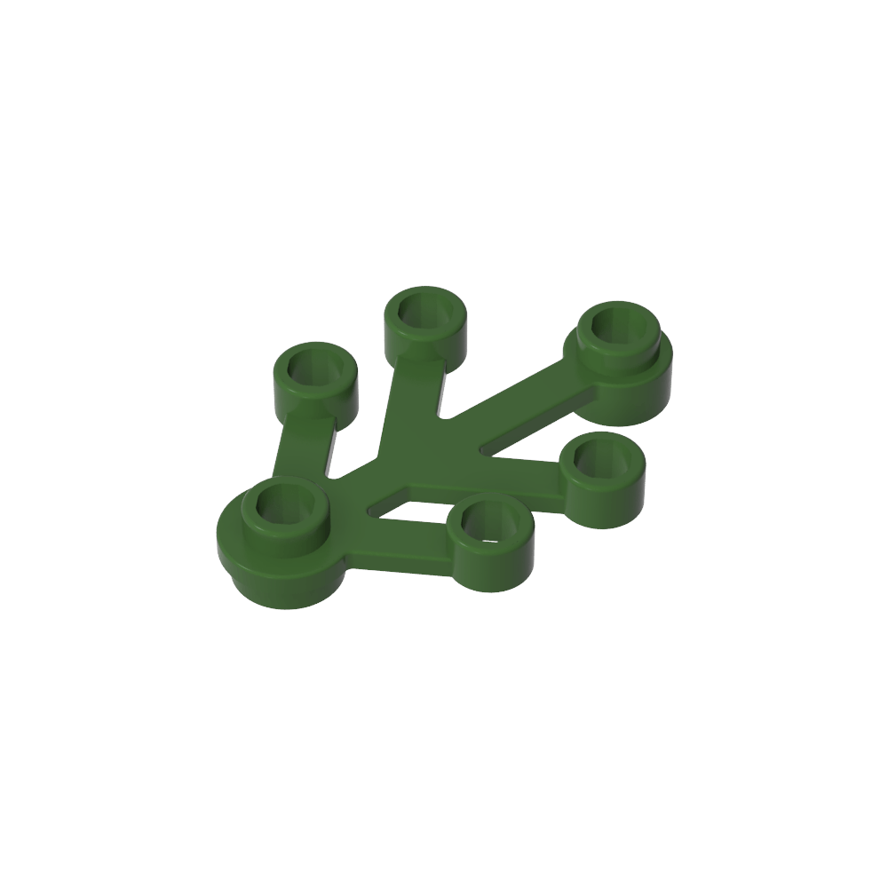Plant, Leaves 4 x 3-MyGobricks