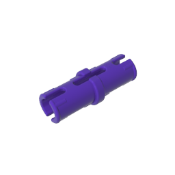 Technic Pin with Friction Ridges Lengthwise with No Center Slots