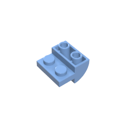 2x2x1 Reverse Arc Bricks