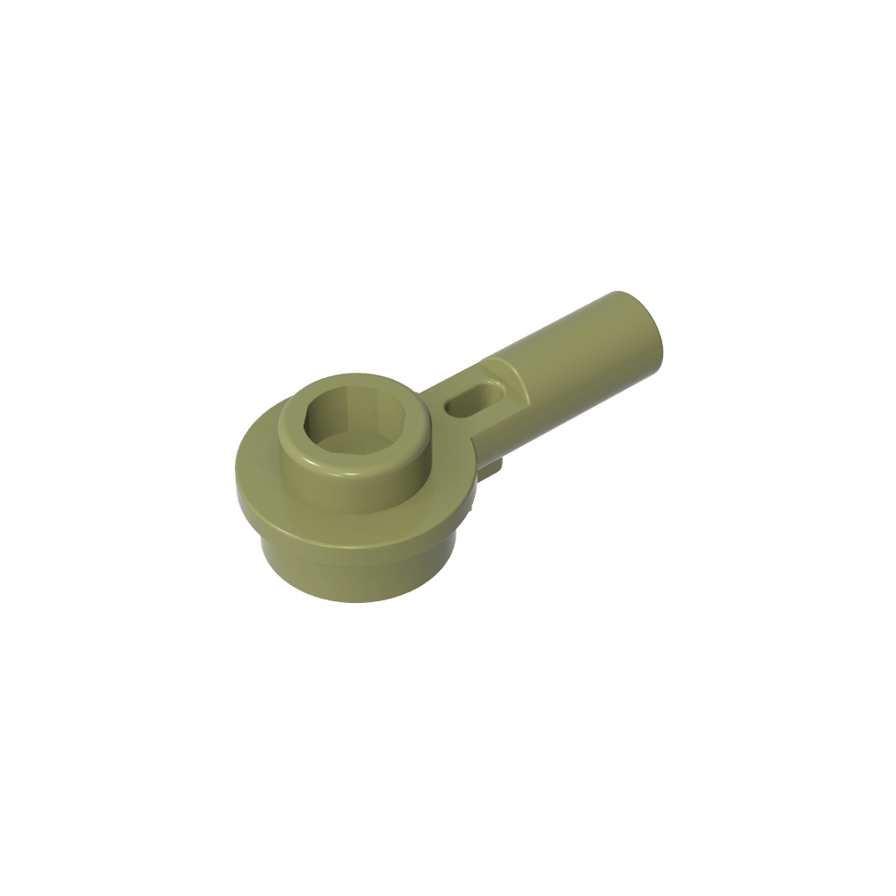 Plate Round 1 x 1 with Hollow Stud and Horizontal Bar 1L-MyGobricks