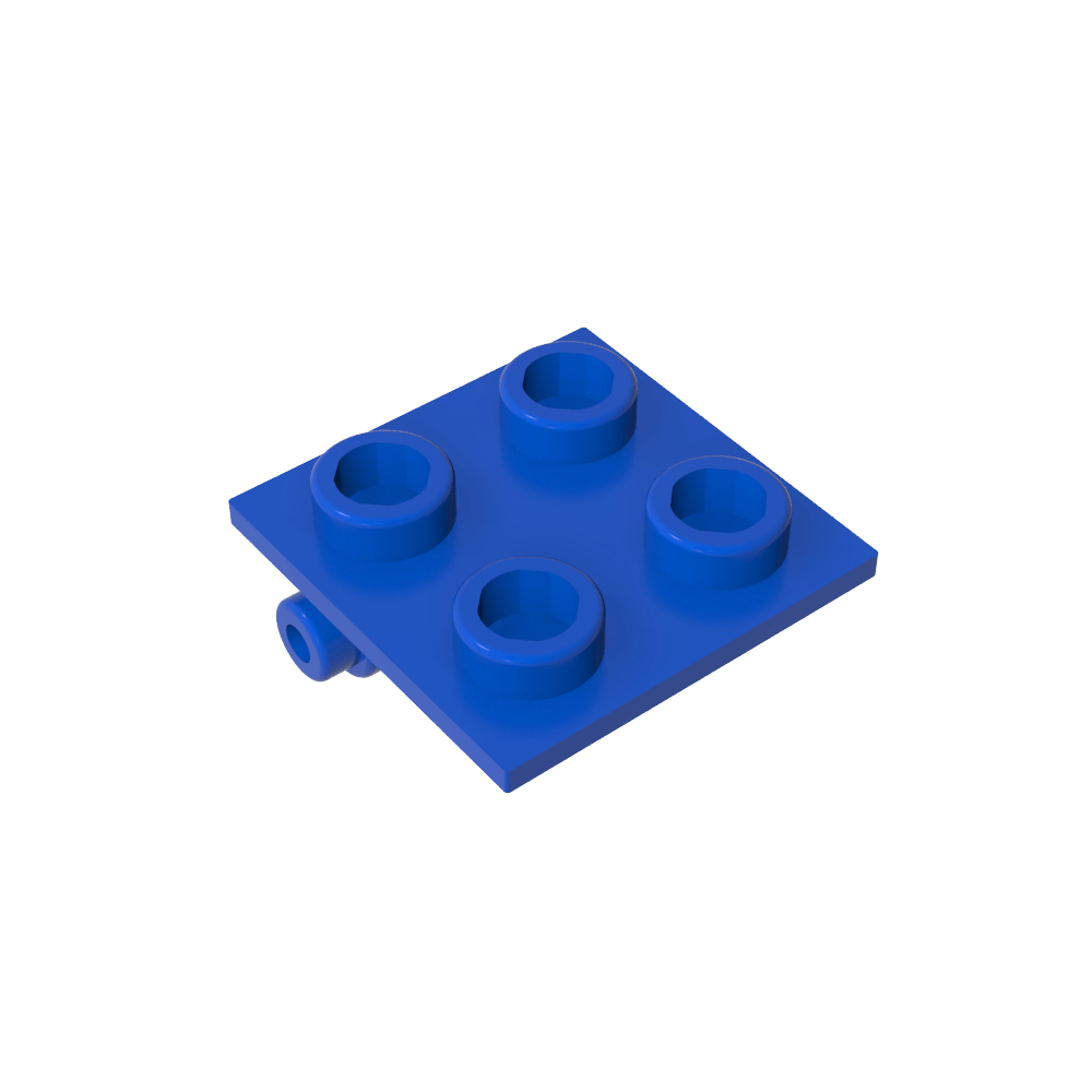 Hinge Brick 2 x 2 Top Plate Thin-MyGobricks