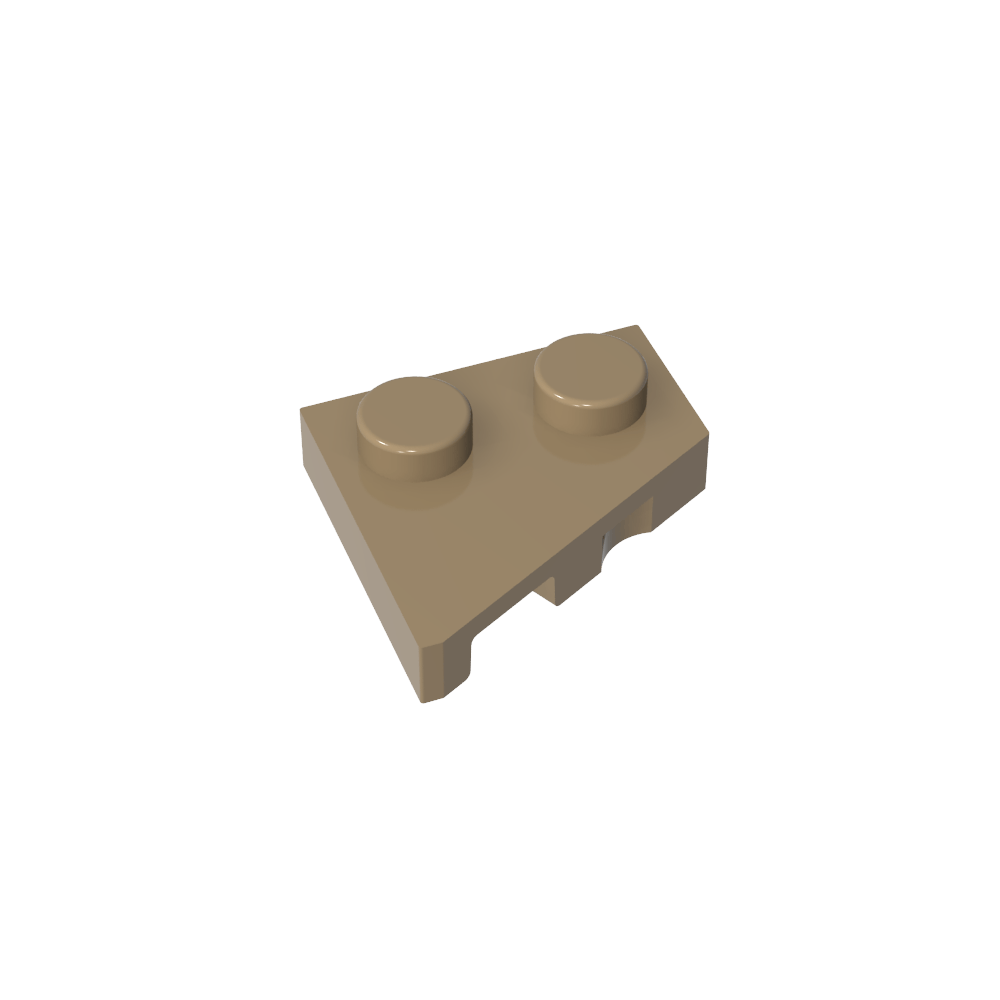 Wedge Plate 2 x 2 Right-MyGobricks