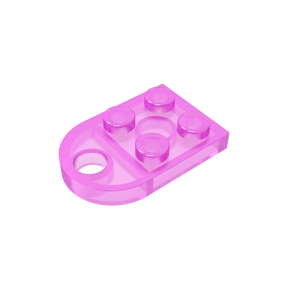 Plate Special 3 x 2 with Hole-MyGobricks