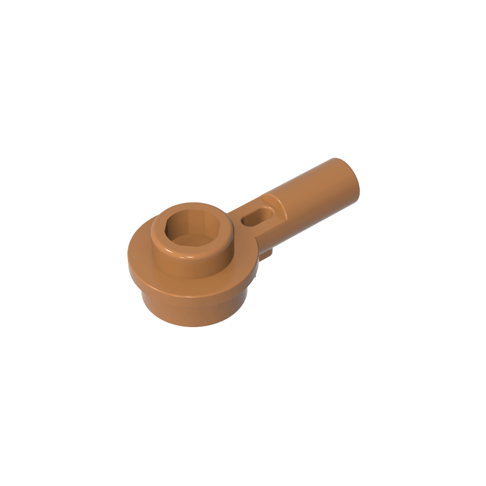 Plate Round 1 x 1 with Hollow Stud and Horizontal Bar 1L-MyGobricks