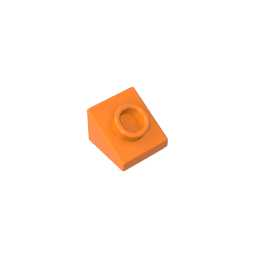 1x1x2/3 Beveled Brick with Dot