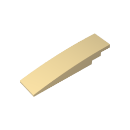 Slope Curved 8 x 2 No Studs
