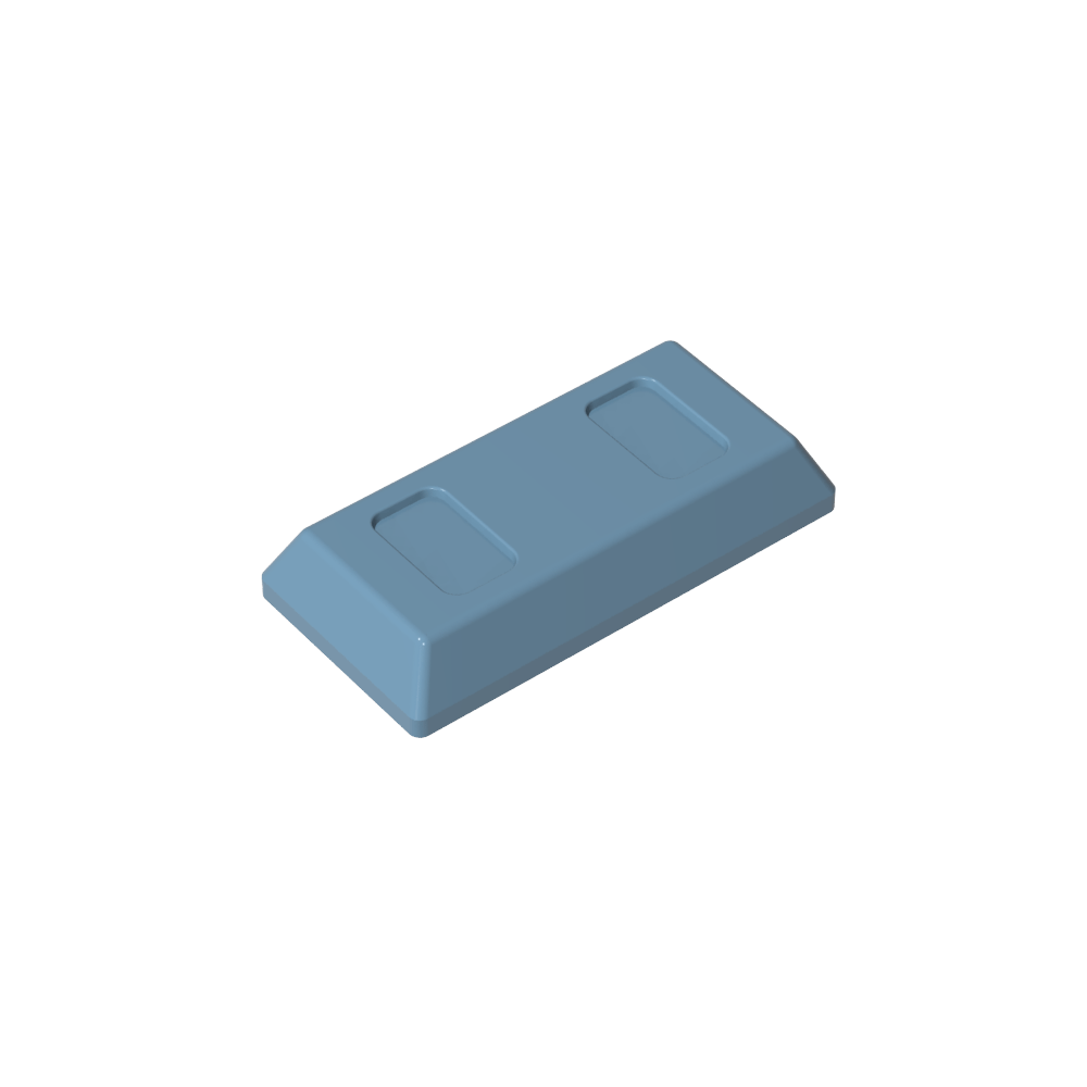 Tile Special 1 x 2 with Sloped Walls AKA Money / Gold Bar [Ingot]