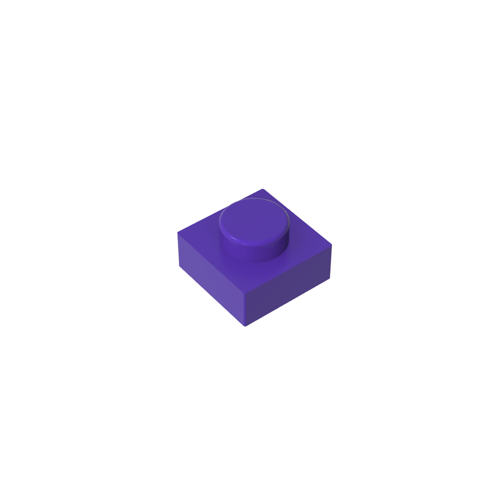 Plate 1 x 1-MyGobricks
