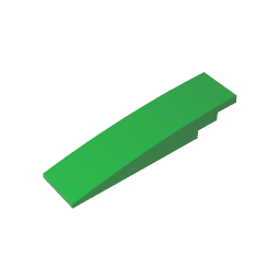 Slope Curved 8 x 2 No Studs