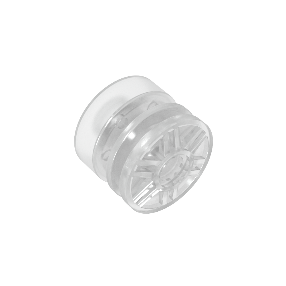 Wheel 18 x 14 with Pin Hole, Fake Bolts and Shallow Spokes-MyGobricks