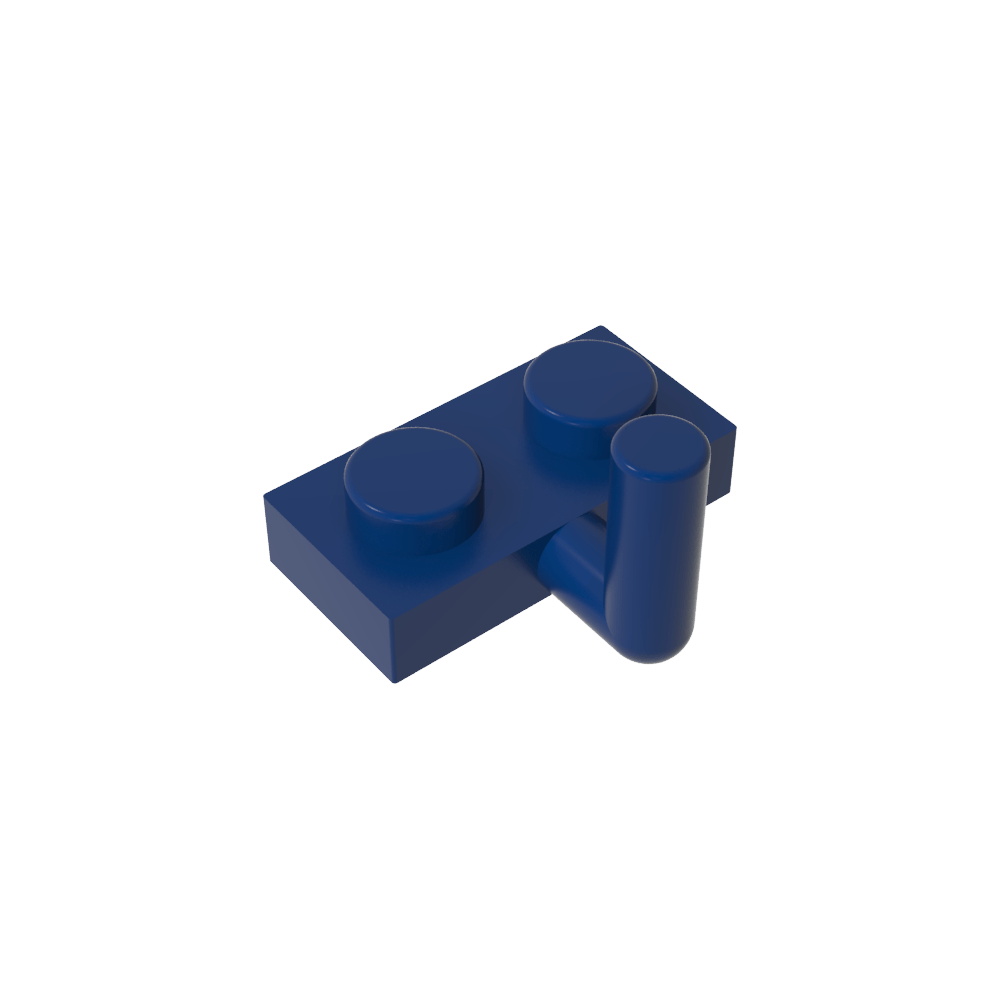 Plate Special 1 x 2 with Arm Up [Horizontal Arm 6mm]-MyGobricks