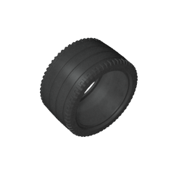 Tyre 81.6 x 44 ZR Technic Straight Tread-MyGobricks