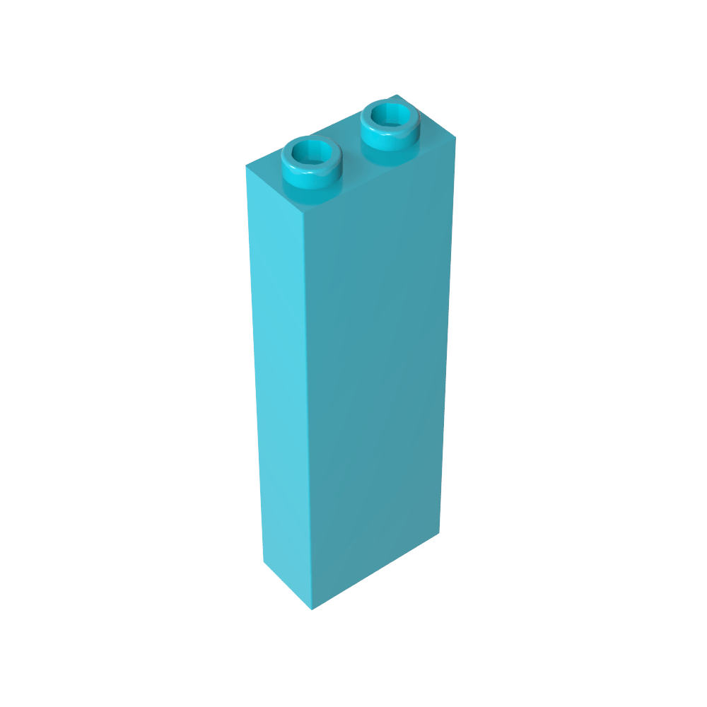 Brick 1 x 2 x 5 without Side Supports-MyGobricks