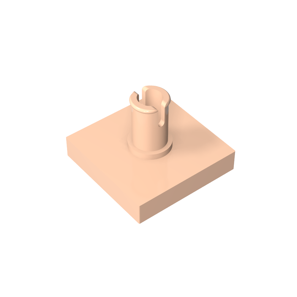 Tile Special 2 x 2 with Pin-MyGobricks