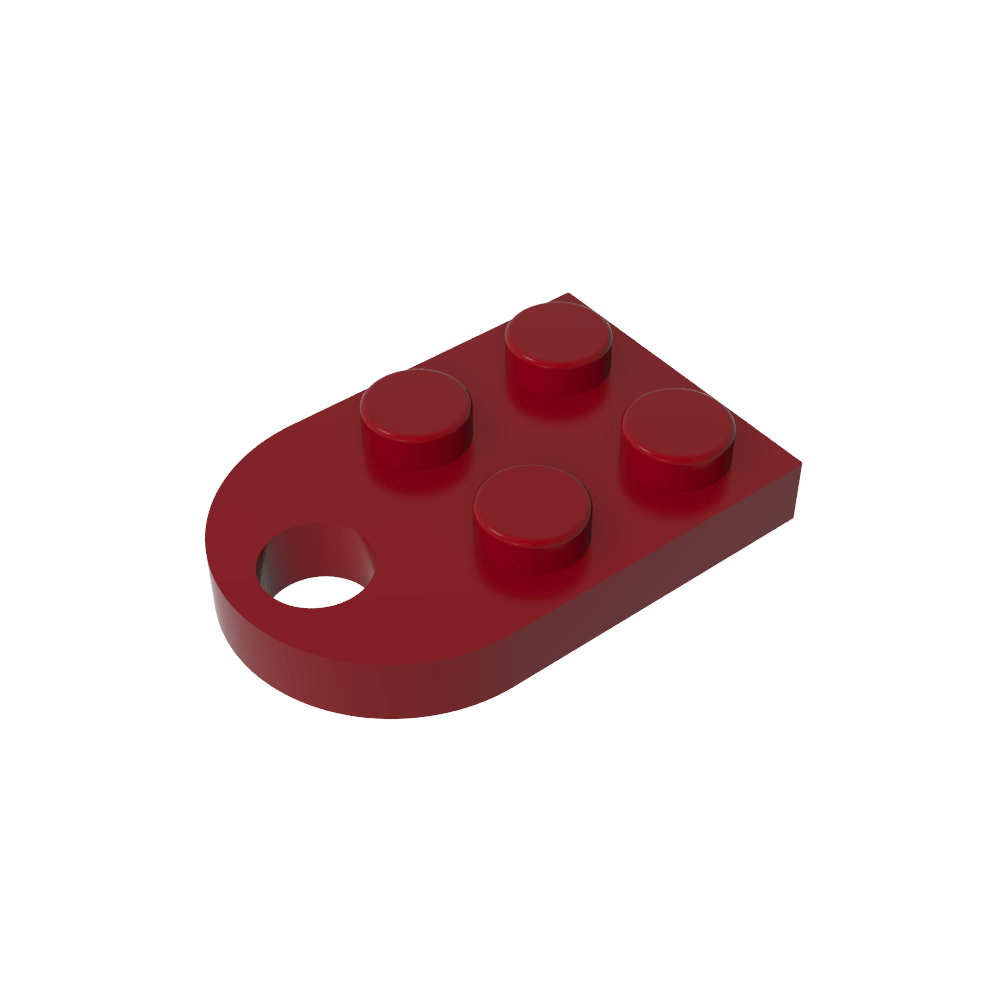 Plate Special 3 x 2 with Hole-MyGobricks
