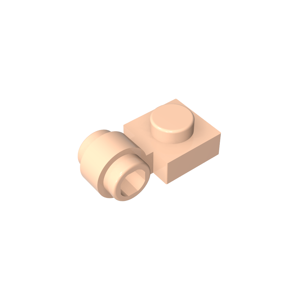 Plate Special 1 x 1 with Clip Light [Thick Ring]-MyGobricks