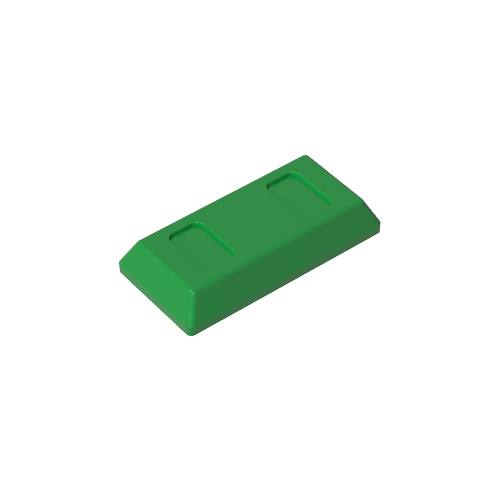 Tile Special 1 x 2 with Sloped Walls AKA Money / Gold Bar [Ingot]