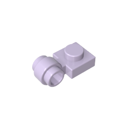 Plate Special 1 x 1 with Clip Light [Thick Ring]-MyGobricks
