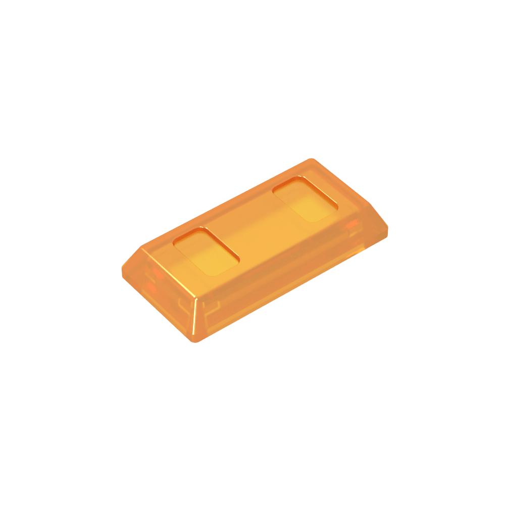 Tile Special 1 x 2 with Sloped Walls AKA Money / Gold Bar [Ingot]