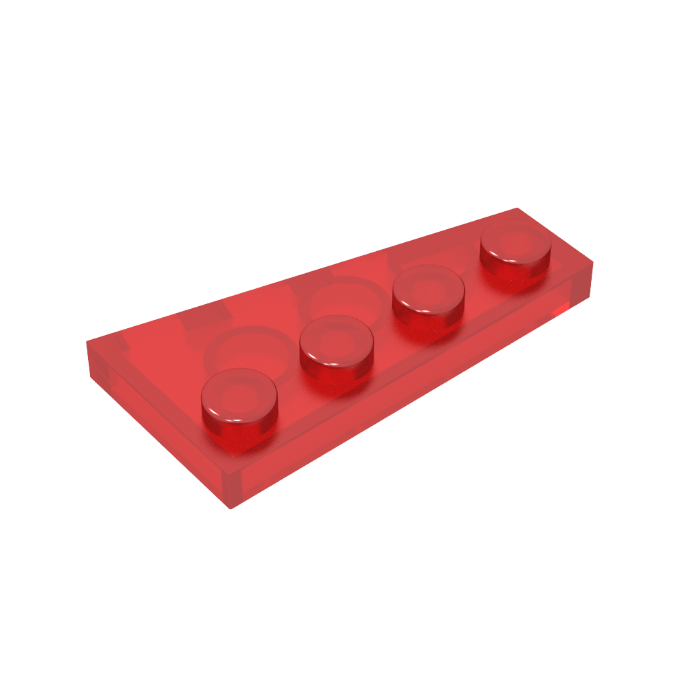 Wedge Plate 4 x 2 Left-MyGobricks