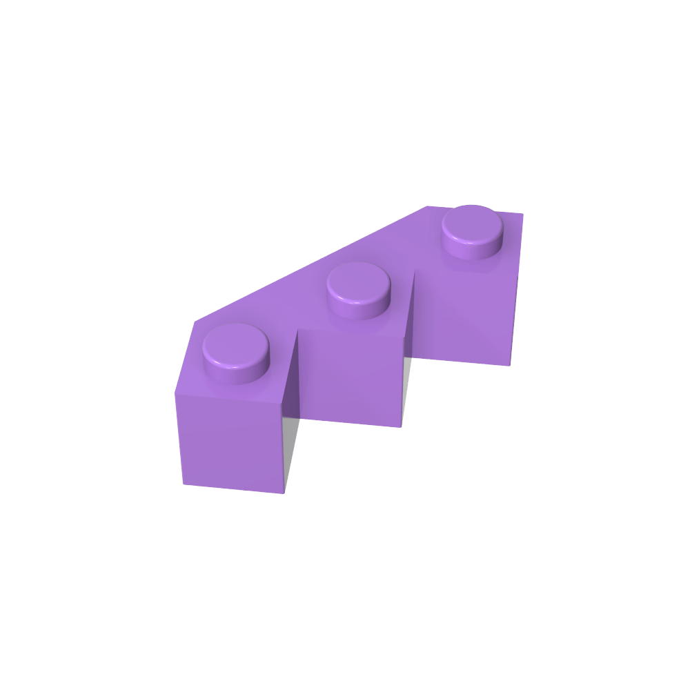 Wedge 3 x 3 Facet-MyGobricks