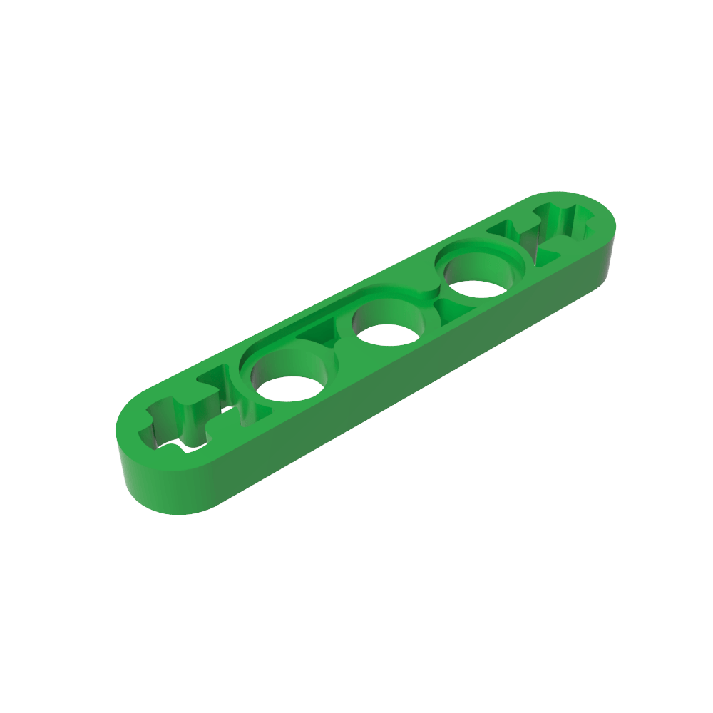 Technic Beam 1 x 5 Thin with Axle Holes on Ends-MyGobricks