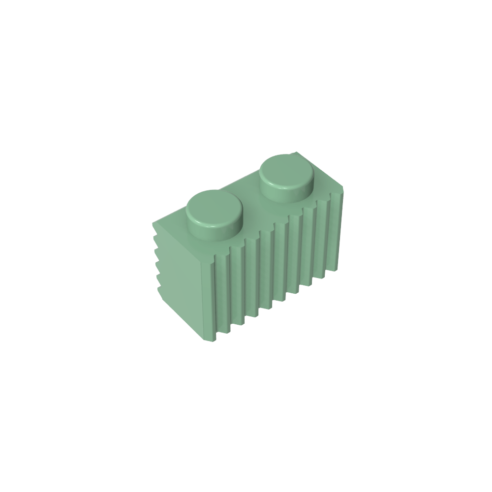 Brick Special 1 x 2 with Grill-MyGobricks
