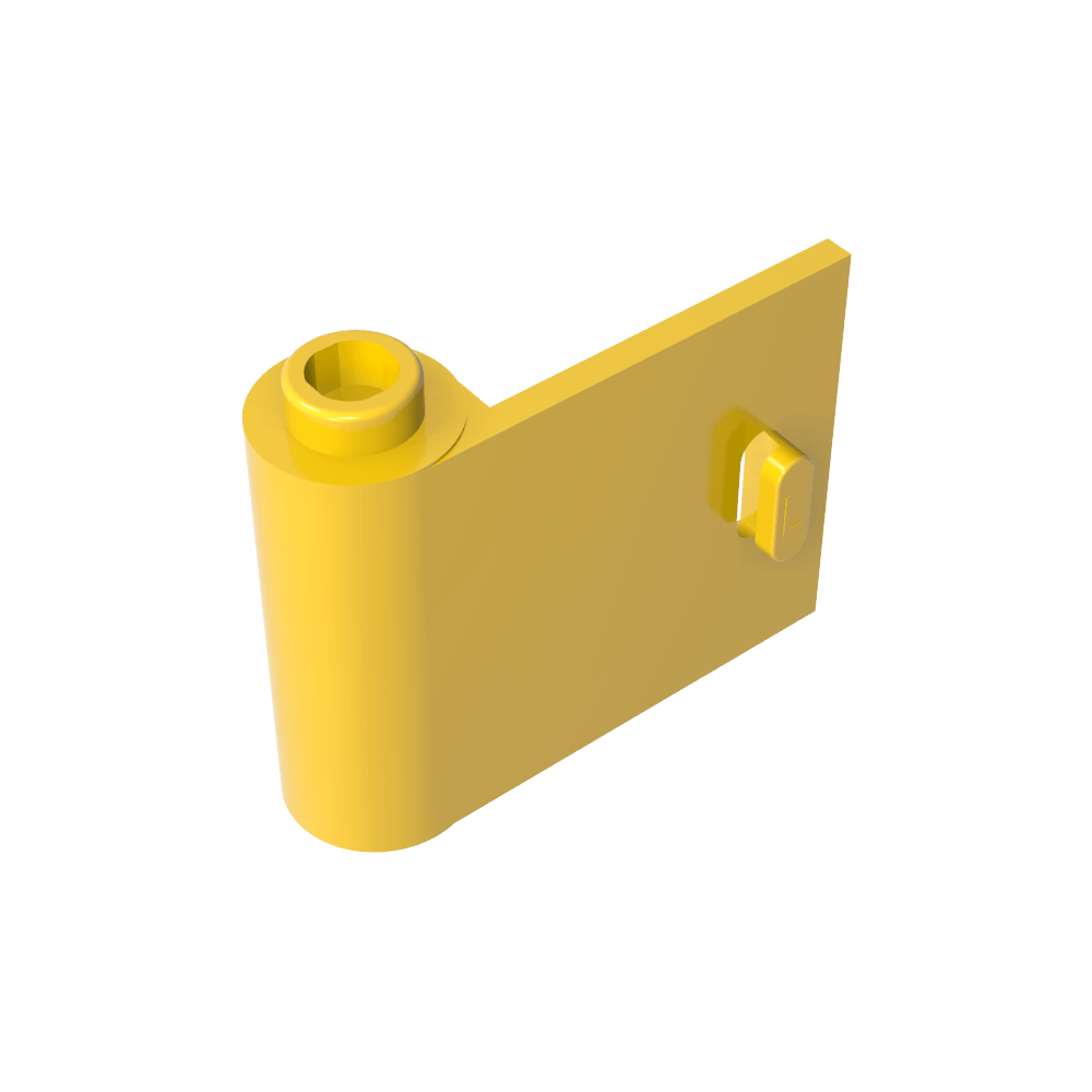 Door 1 x 3 x 2 Left - Open Between Top and Bottom Hinge-MyGobricks