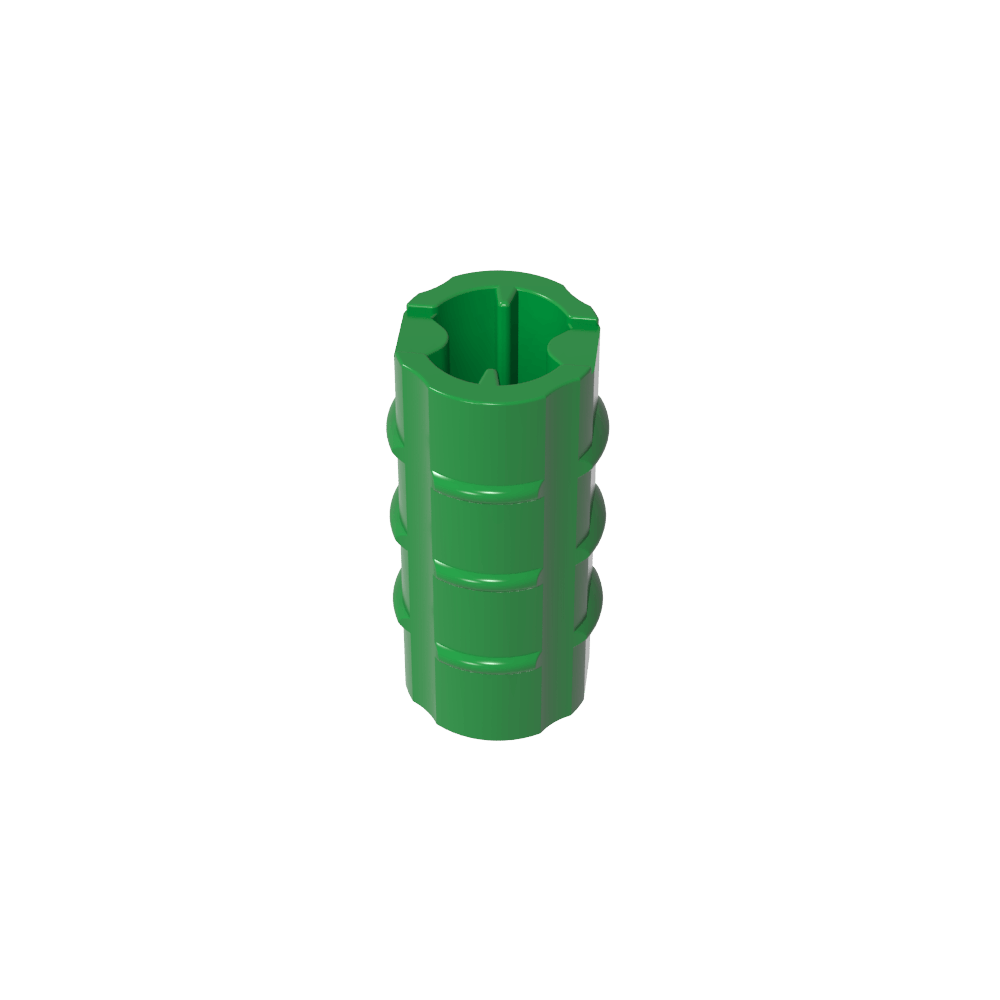 Technic Axle Connector Ridged [with x Hole x Orientation]-MyGobricks