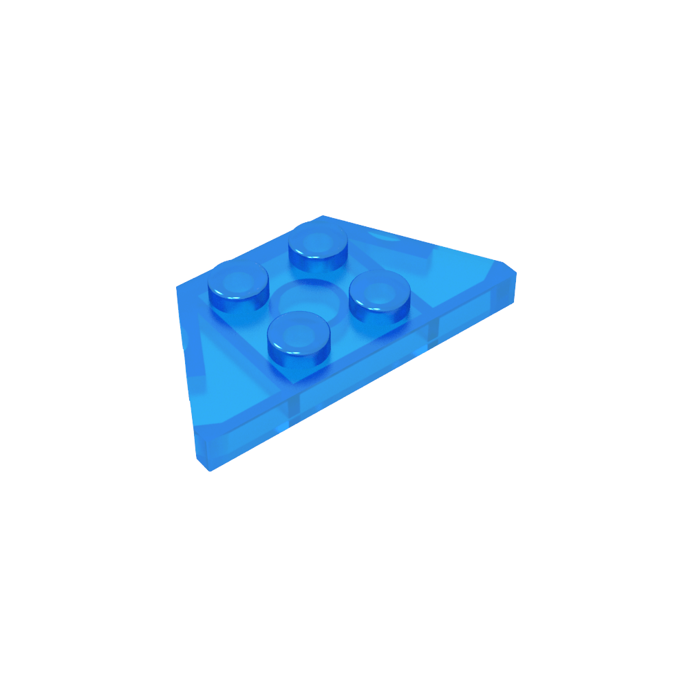 Wedge Plate 2 x 4-MyGobricks