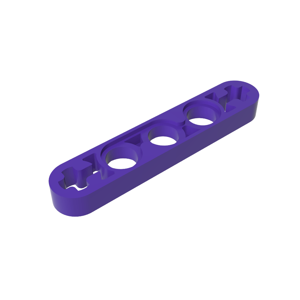 Technic Beam 1 x 5 Thin with Axle Holes on Ends-MyGobricks