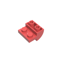 2x2x1 Reverse Arc Bricks