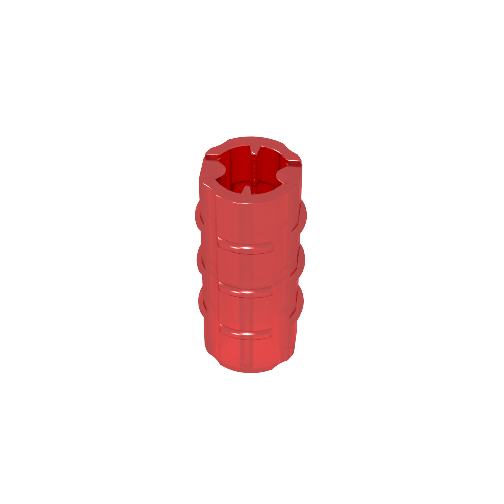 Technic Axle Connector Ridged [with x Hole x Orientation]-MyGobricks