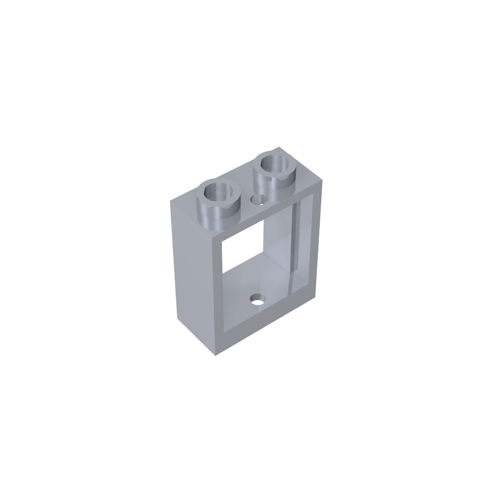 Window 1 x 2 x 2 Flat Front-MyGobricks