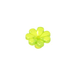 Plant, Flower, Gobricks Figure Accessory with 7 Thick Petals and Pin