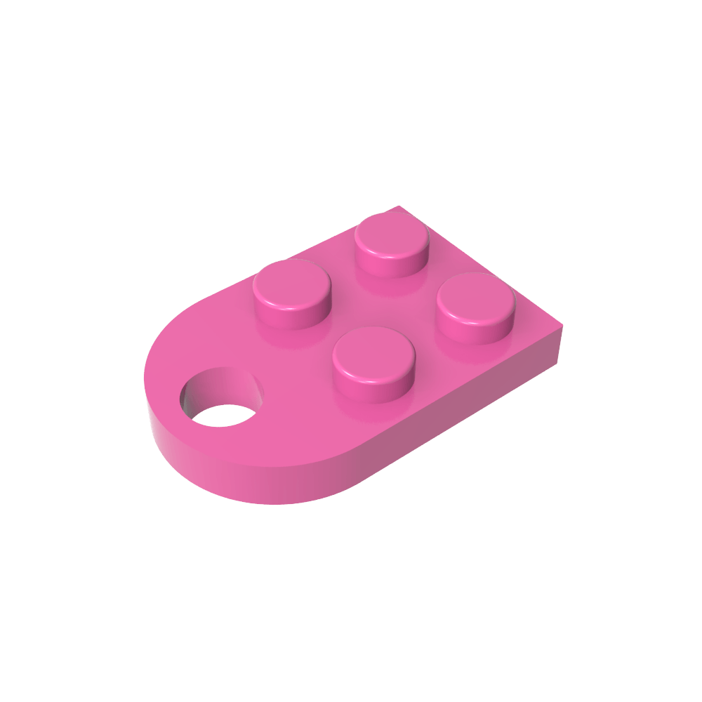 Plate Special 3 x 2 with Hole-MyGobricks