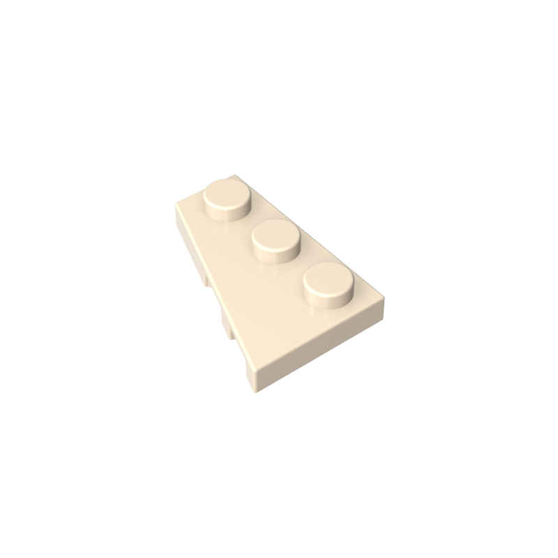 2x3 wedge plate (left)